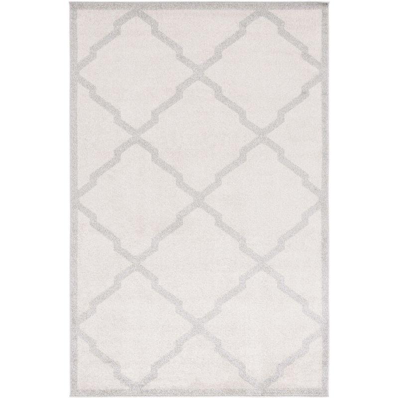 Amherst AMT421 Power Loomed Indoor Area Rug - Beige/Light Grey - 4'x6' - Safavieh