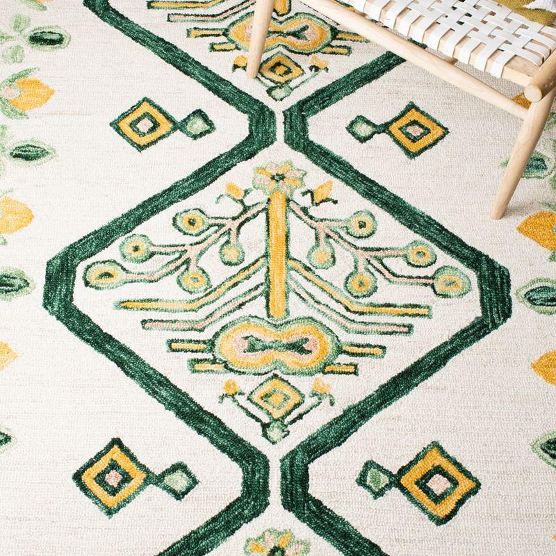 Aspen APN703 Hand Tufted Area Rug - Ivory/Yellow - 3'x5' - Safavieh.