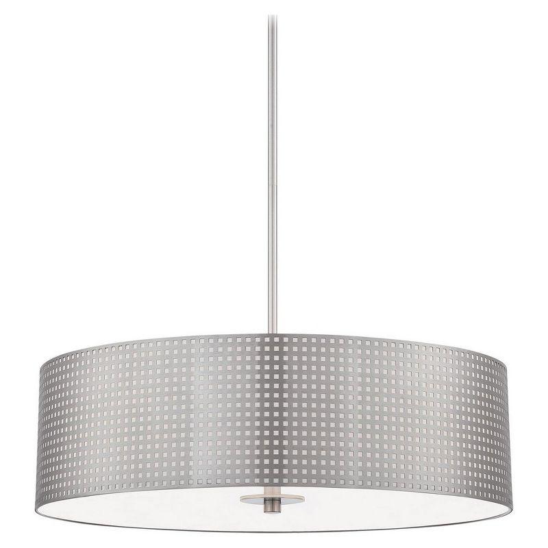 1 - Light Brushed Nickel Single Pendant