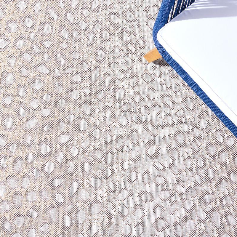 Courtyard CY6100 Power Loomed Indoor/Outdoor Accent Rug - Beige/Gold - 2'x3'7" - Safavieh.