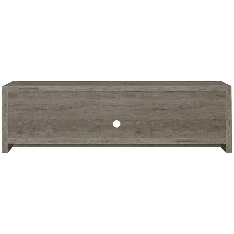 Hays 2 Door TV Stand for TVs up to 80" Gray Driftwood - Coaster: Modern Entertainment Center with Storage