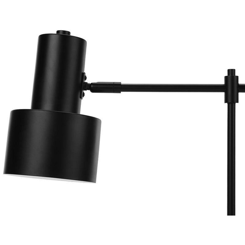 Monarch Specialties Lighting 21inchH Table Lamp Usb Port Included Black Metal Black Shade Modern