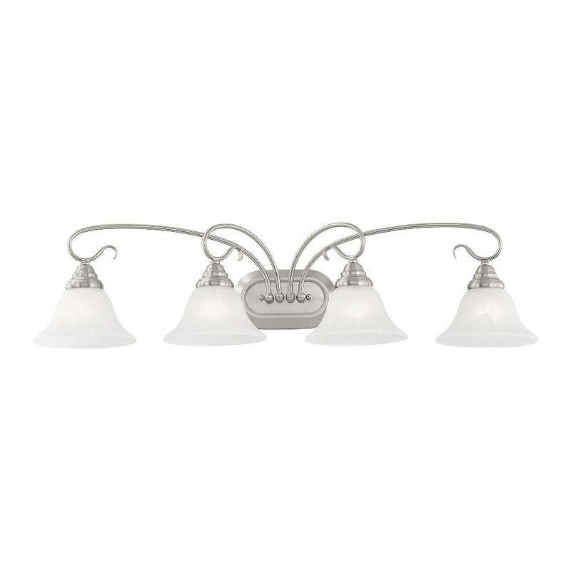 Livex Lighting Coronado 4 - Light Vanity in  Brushed Nickel