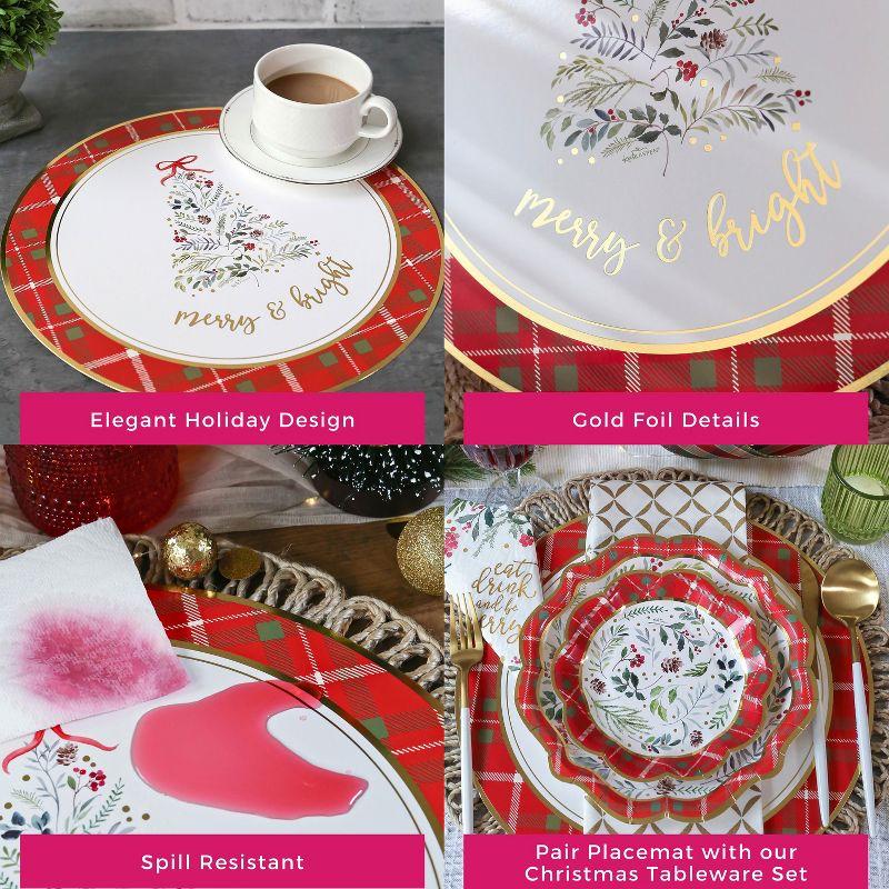 Kate Aspen Christmas 13” Charger Plate Placemat | 28665NA