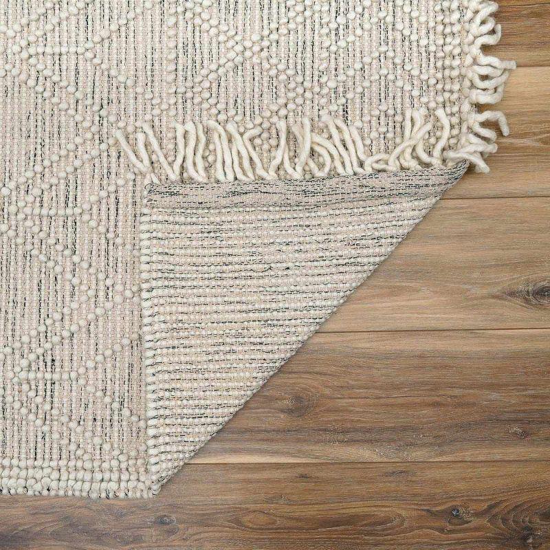 Hauteloom Ramsbury Beige Trellis Wool Rug