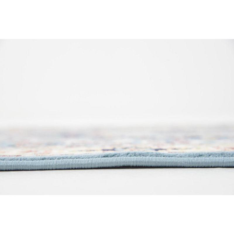 Unique Loom Narenj Collection Area Rug - Adams (5' 1" x 8' Rectangle Blue/Burgundy)