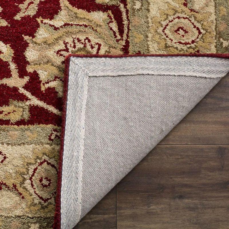 Antiquity AT312 Hand Tufted Area Rug - Red/Gold - 4'x6' - Safavieh.