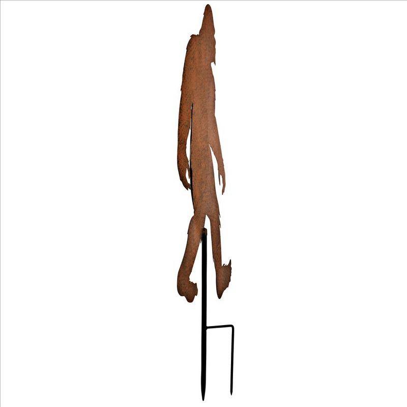 Bigfoot Yeti Silhouette Metal Garden Stake