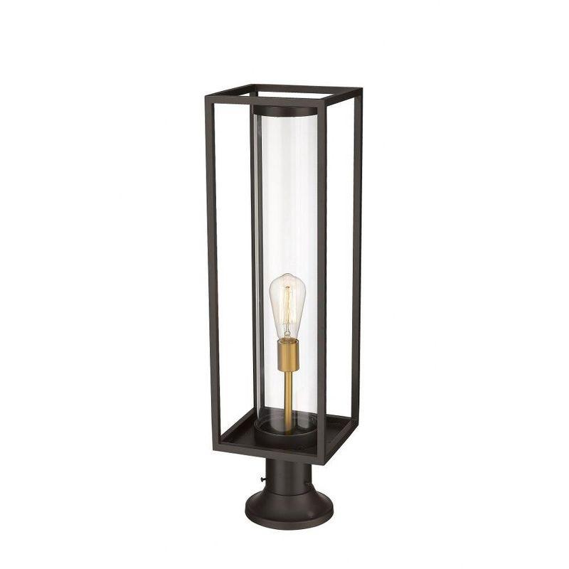 Z-Lite Dunbroch 1 - Light Lantern in  Deep Bronze/Outdoor Brass