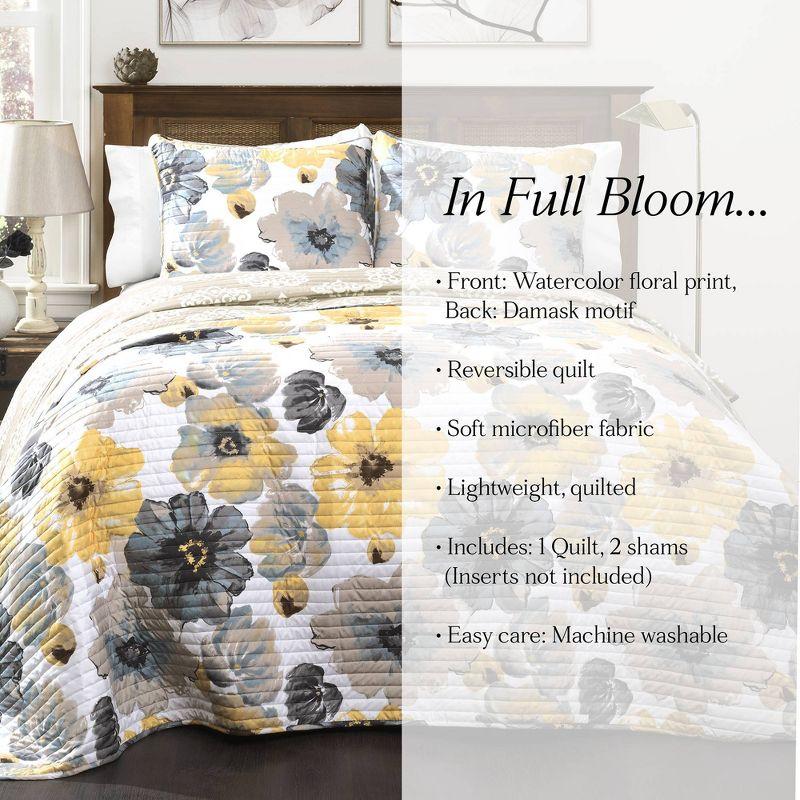 Lush Decor Leah Reversible Quilt Set