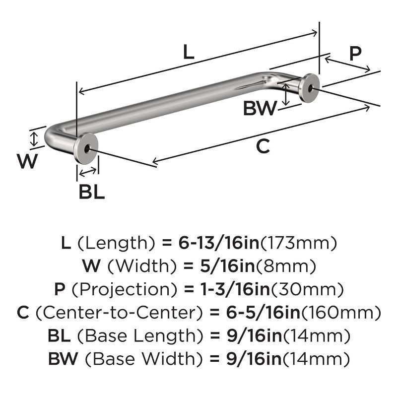 Factor 6-5/16 in (160 mm) Center-to-Center Cabinet Pull