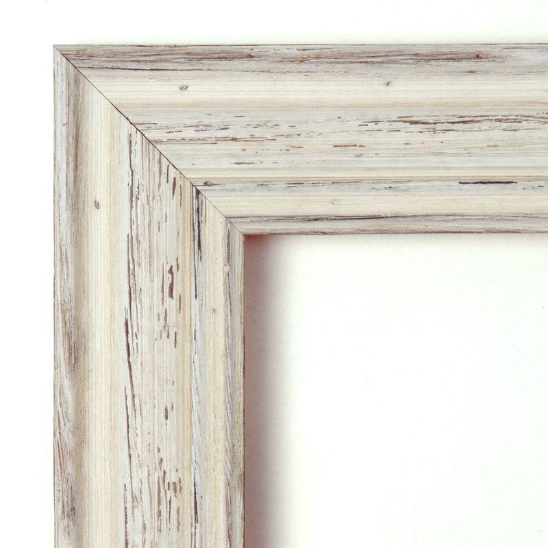 Amanti Art Country White Wash Wood Picture Frame Opening Size 20x30 in.
