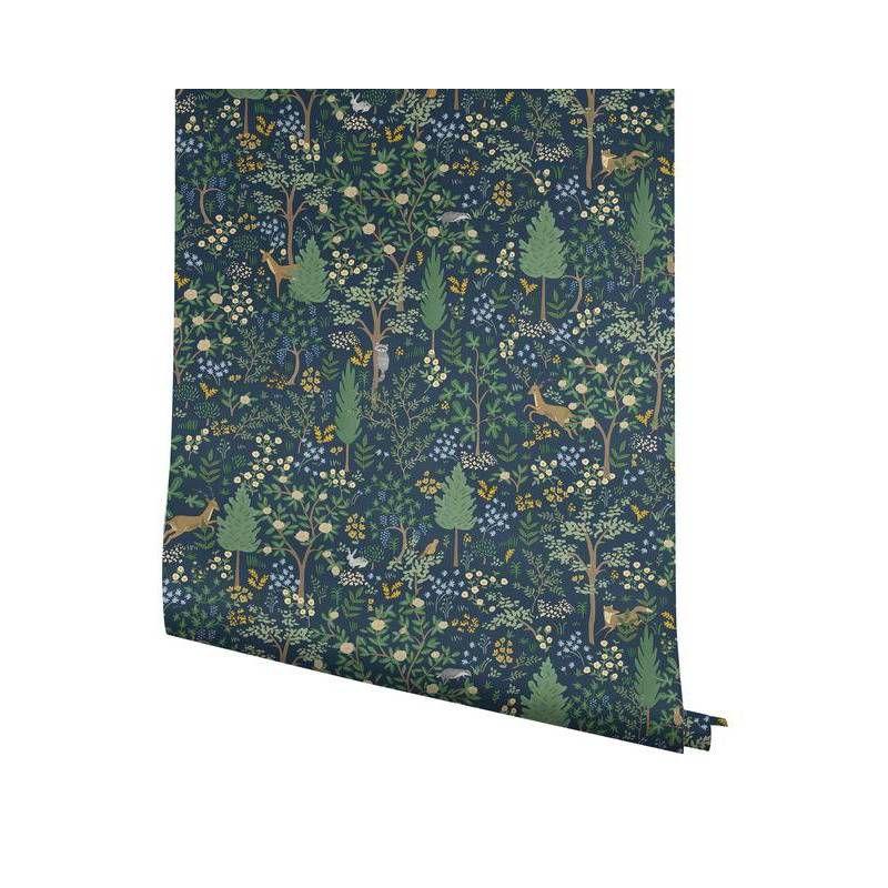 Woodland Emerald Peel and Stick Wallpaper