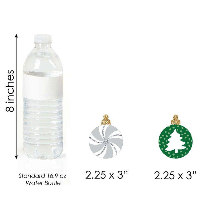 Big Dot of Happiness Ornaments - DIY Shaped Holiday and Christmas Party Cut-Outs - 24 Count