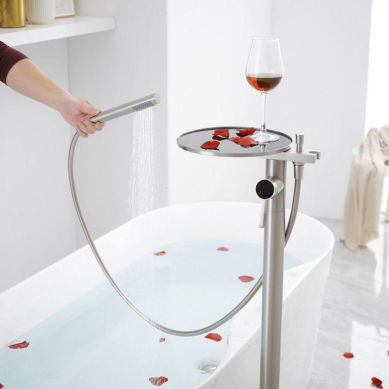 Floor Waterfall Faucet with Diverter