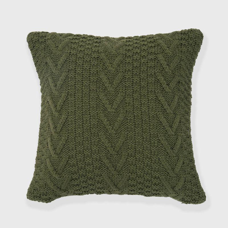 EverGrace Ratree Chunky Reversible Throw Pillow