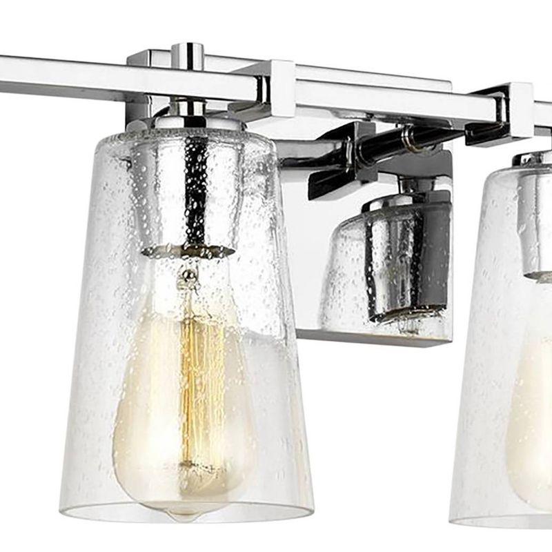 Generation Lighting Mercer 28 3/4" Wide Chrome 4-Light Bath Light