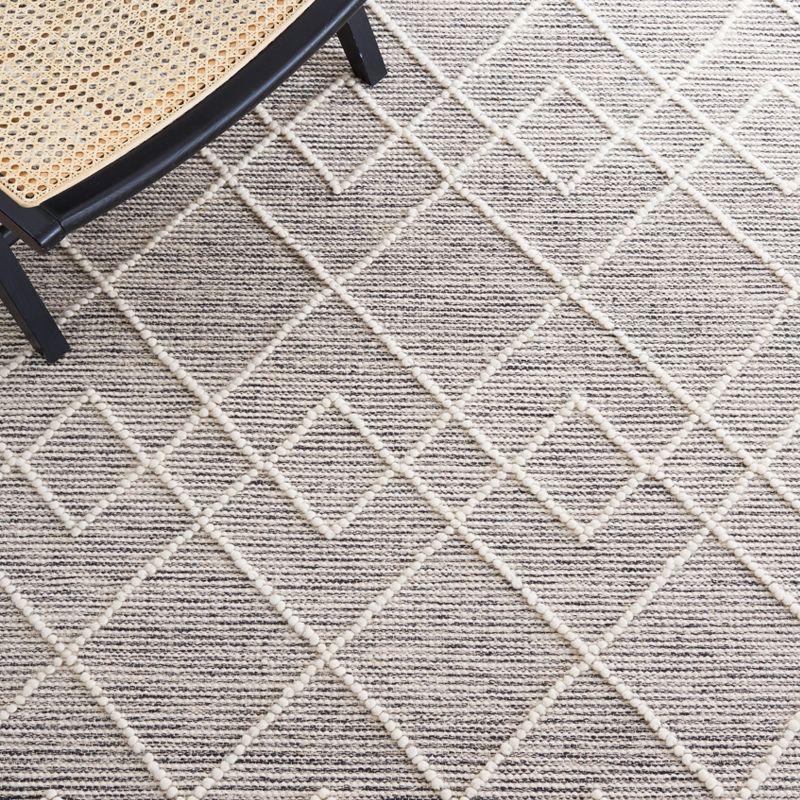 Natura NAT339 Hand Woven Runner Rug - Ivory/Black - 2'3"x9' - Safavieh.