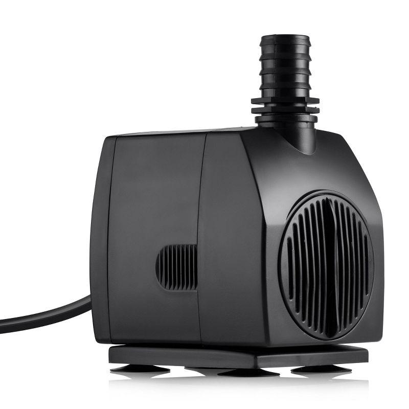 Black Submersible Stream Pump with 6' Cord