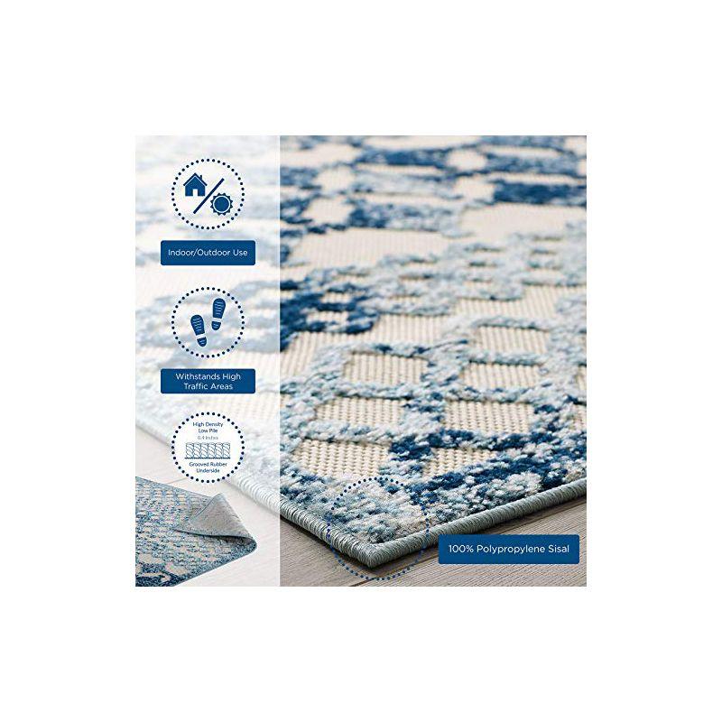 Modway Modway Coronado Distressed Diamond Outdoor Area Rug by Havenside Home