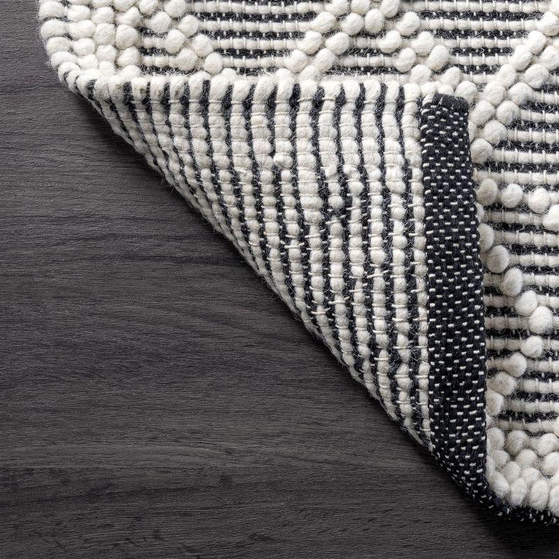 Nuloom Natti Contemporary Trellis Kitchen Runner Indoor Area Rug - Hallway, Entryway, 2' 6" x 6', Gray