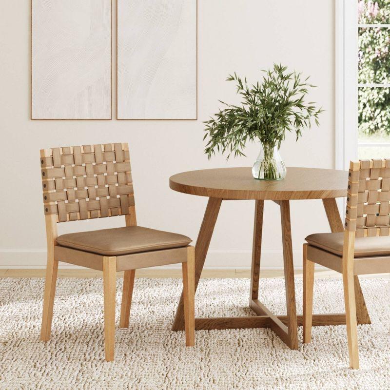 Nathan James Upholstered Stool