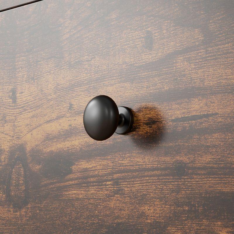 HOMCOM 3 Drawer Vertical File Cabinet, Mobile Filing Cabinet with Removable Tray, Under Desk Printer Stand with Storage for Home Office, Brown