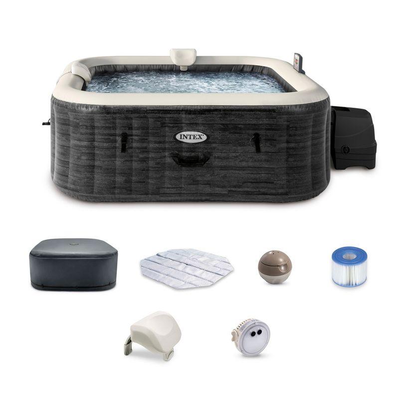 Intex Intex PureSpa Plus Inflatable Square Hot Tub w/ AirJets
