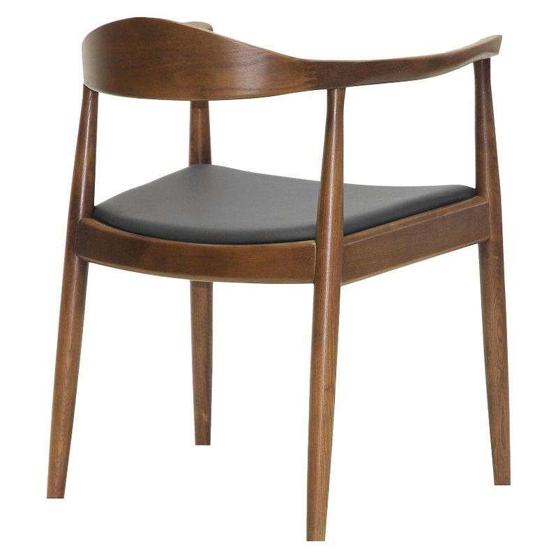 Embick Mid-Century Modern Dining Chair - Brown - Baxton Studio