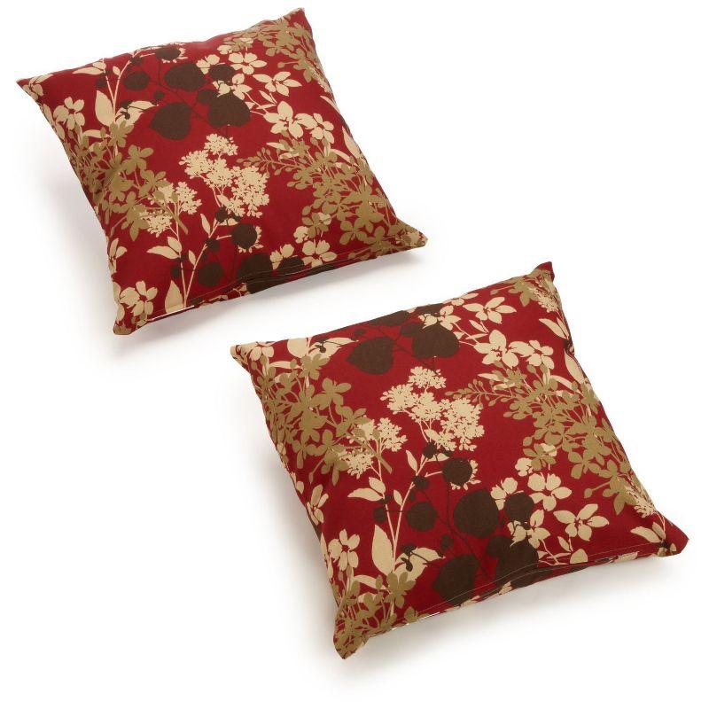 Indoor/Outdoor Reversible Throw Pillow