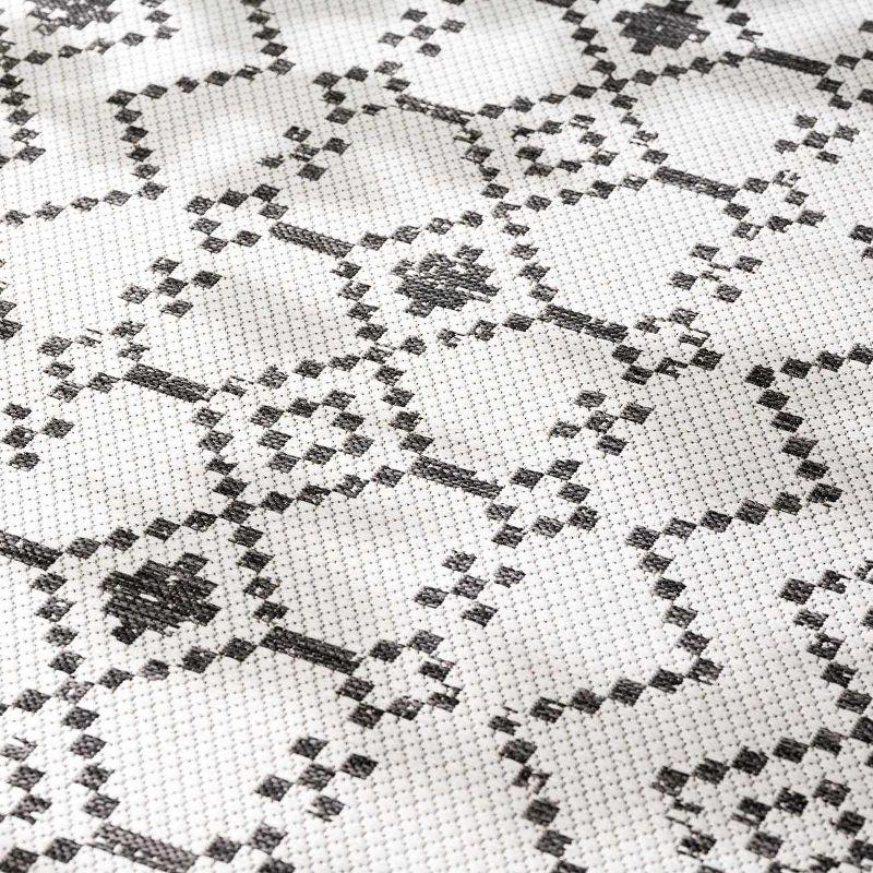 Hauteloom Rectangle Area Rug   White