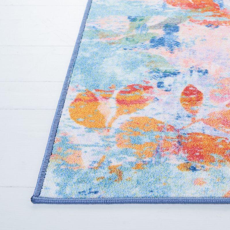 Nichalos Performance Machine Washable Floral Rug