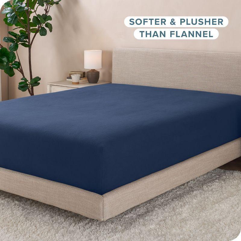 Bare Home Micro Fleece Super Soft Fitted Sheet
