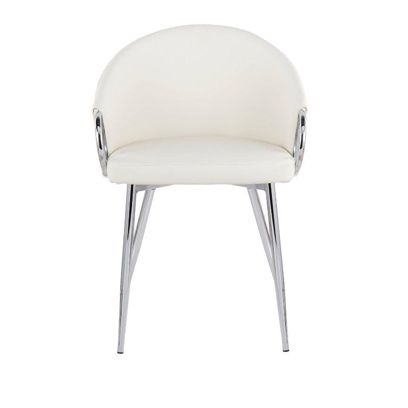 Claire Contemporary and Glam Dining Chair - LumiSource