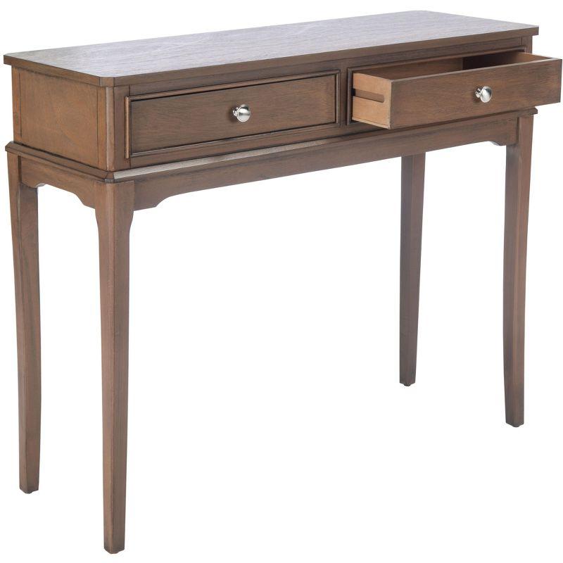 Opal 2 Drawer Console Table - CNS5726C - Brown - Safavieh