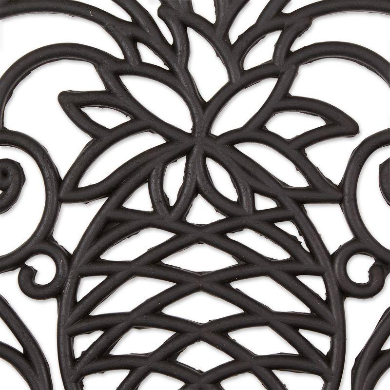 Design Imports  Pineapple Scroll Rubber Doormat