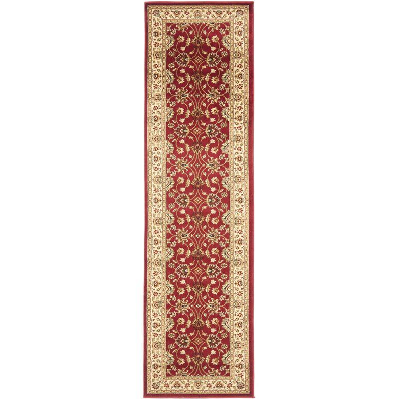 Lyndhurst LNH553 Power Loomed Runner Rug - Red/Ivory - 2'3"x8' - Safavieh