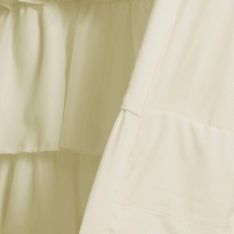 Lush Decor Belle Ruffled 84'' W Window Valance