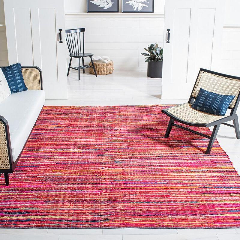 Rag Area Rug RAR240 Hand Woven Area Rug  - Safavieh