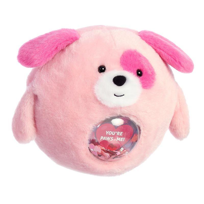 Aurora Love Shakers 5" Love Shaker Dog Pink Stuffed Animal