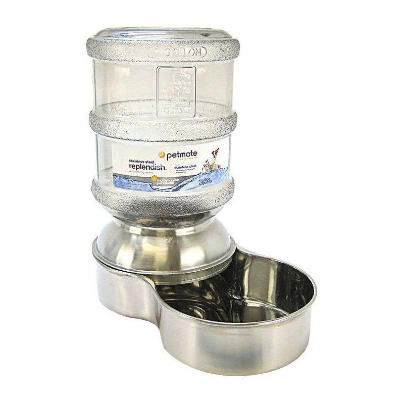 Petmate Replendish Stainless Steel Waterer