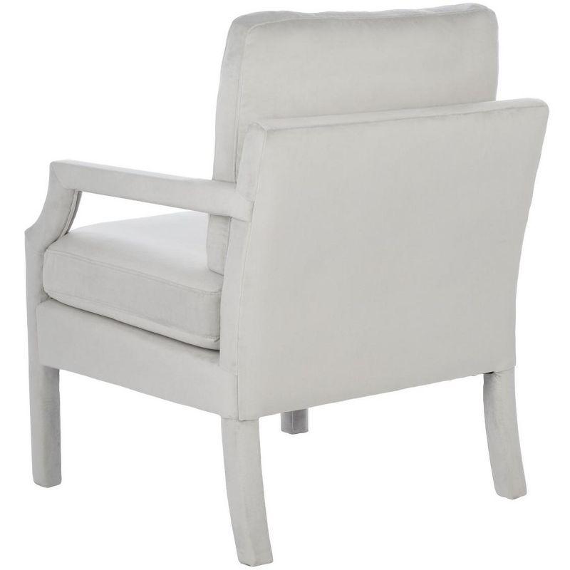 Genoa Upholstered Arm Chair - ACH4510 - Light Grey - Safavieh