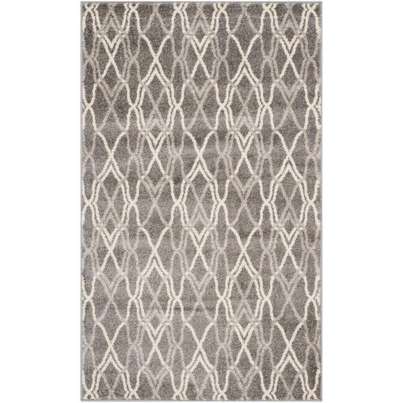 Amherst AMT417 Power Loomed Accent Rug - Grey/Light Grey - 3'x5' - Safavieh.