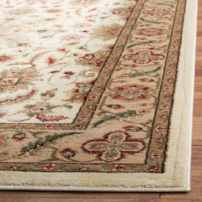 Elegant Beige Hand-Tufted Synthetic Area Rug 8' x 11'