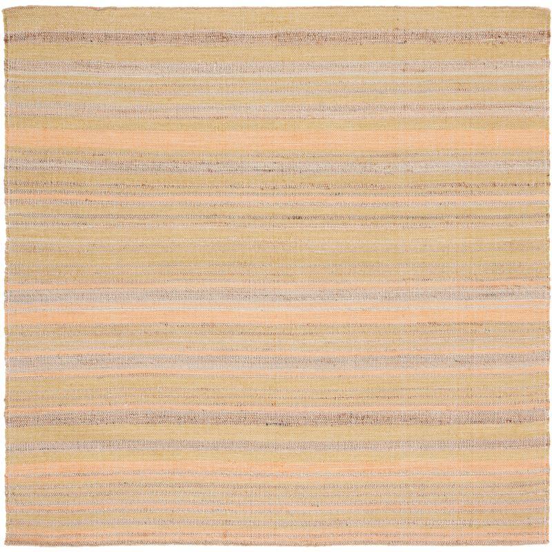 Bohemian Nomad Square Handwoven Wool & Cotton Rug - 6'