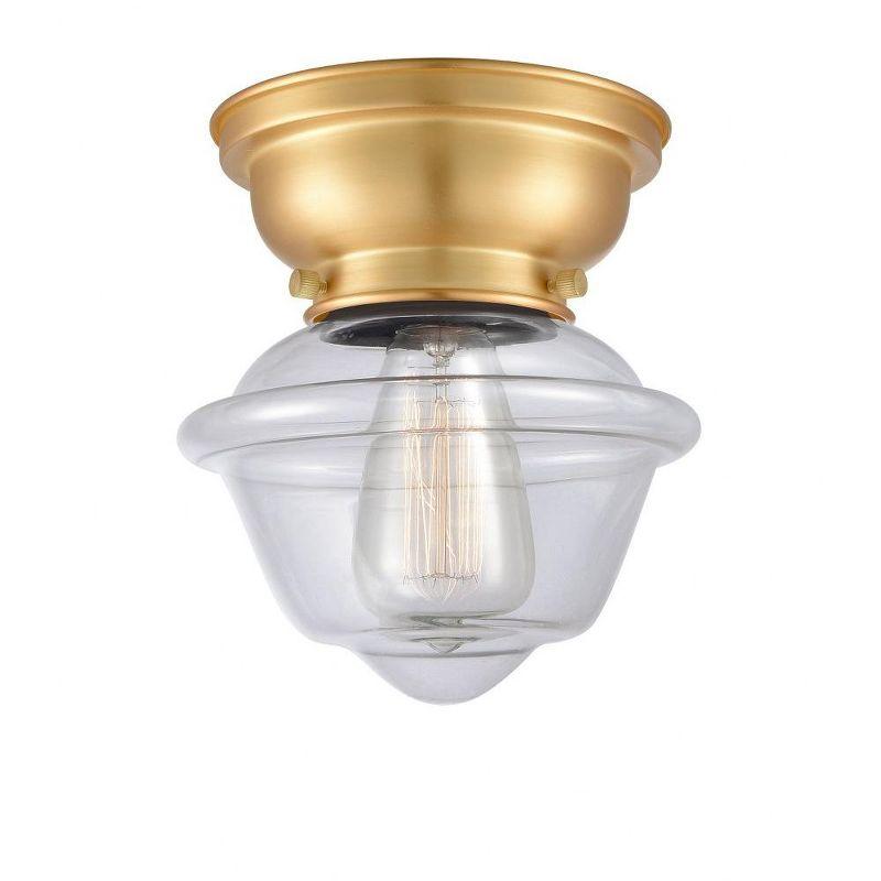 Innovations Lighting Oxford 1 - Light Flush Mount in  Satin Gold