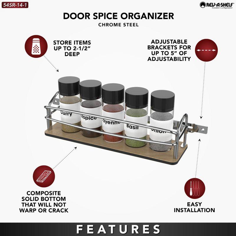 Rev-A-Shelf Steel Door/Wall Mount Pantry Shelf Organizer