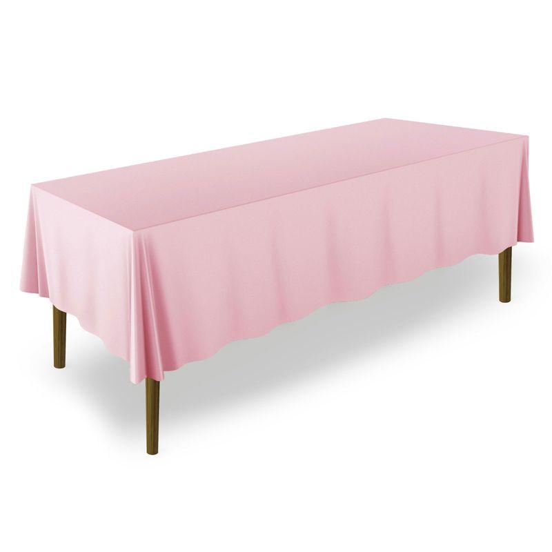 Lann's Linens Solid Color Rectangular Tablecloth