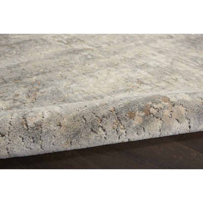 Nourison Concerto Abstract Contemporary Area Rug Beige Grey 5'3" x 7'3"