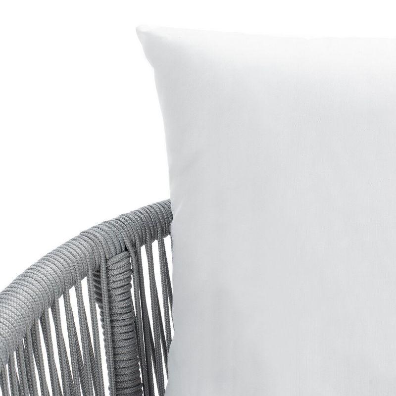 Belmi 4 Piece Rope Living Set - Indoor/Outdoor - PAT7517 - Grey/Beige - Safavieh